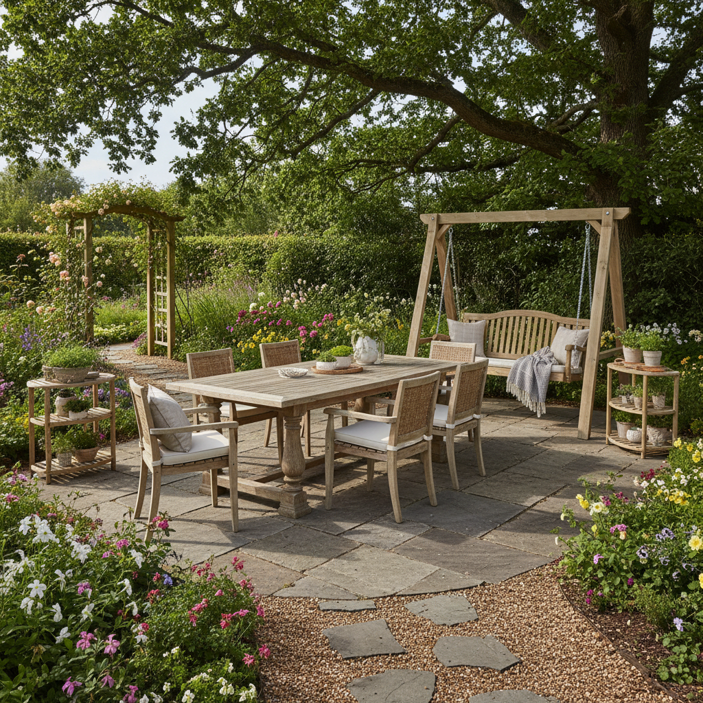 פינת ישיבה עץ מלא בעיצוב ייחודי – כך יוצרים מרחב חוץ מזמין באמת